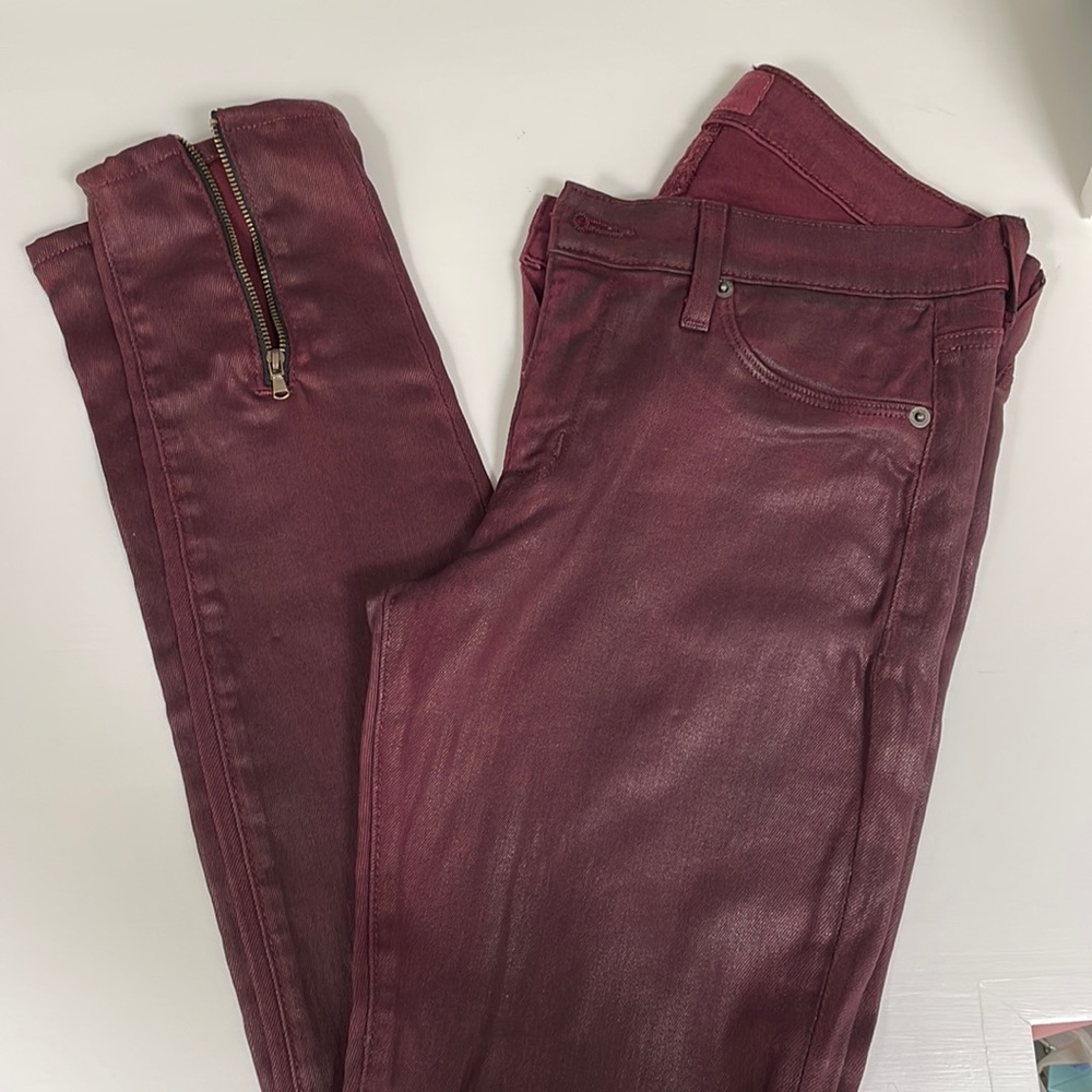 Hudson coated jeans